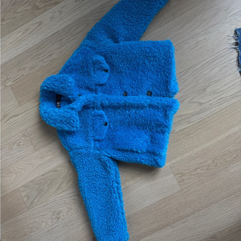 Blue Fuzzy Jacket